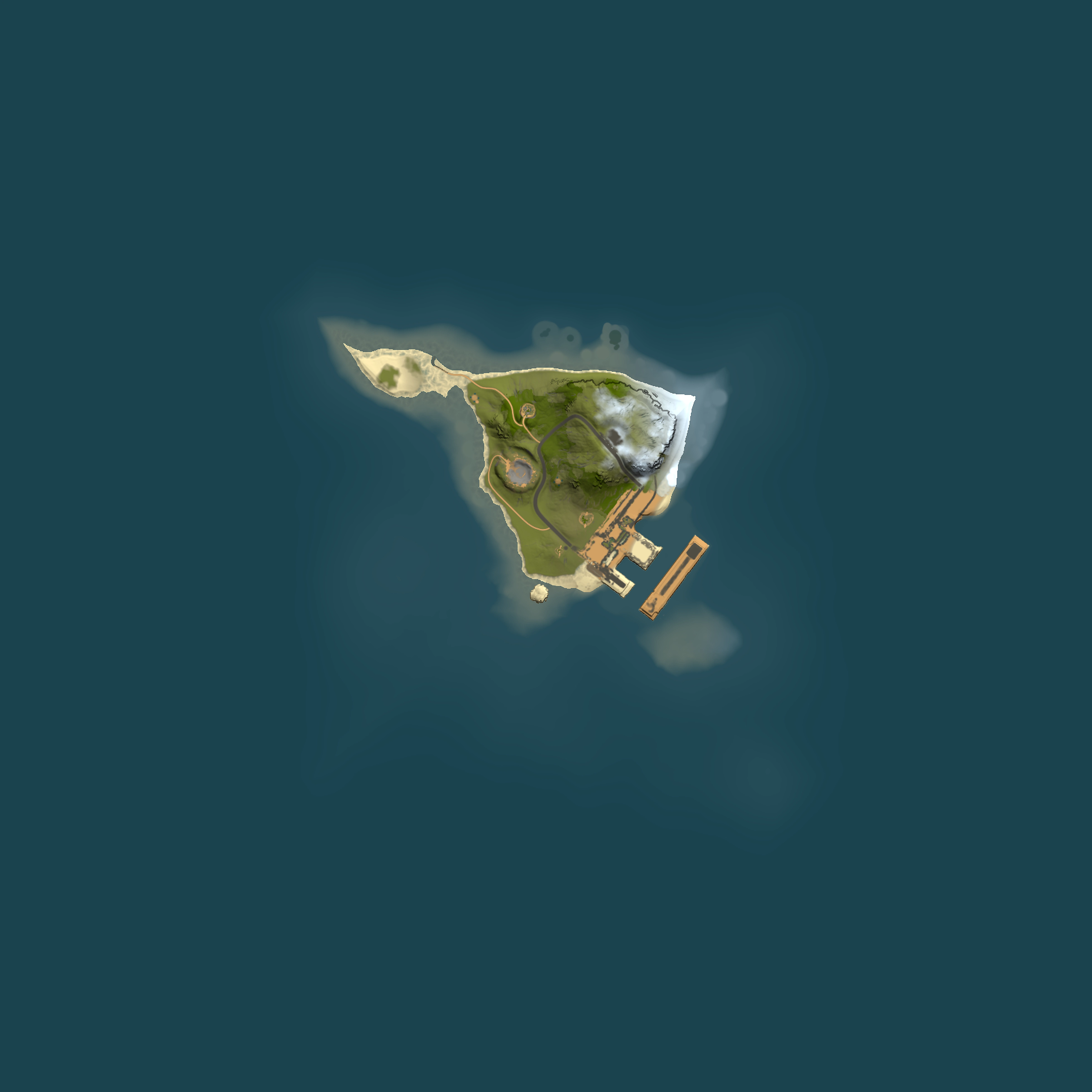 Full top-down render of Rust map seed 847786112, 1500x1500m