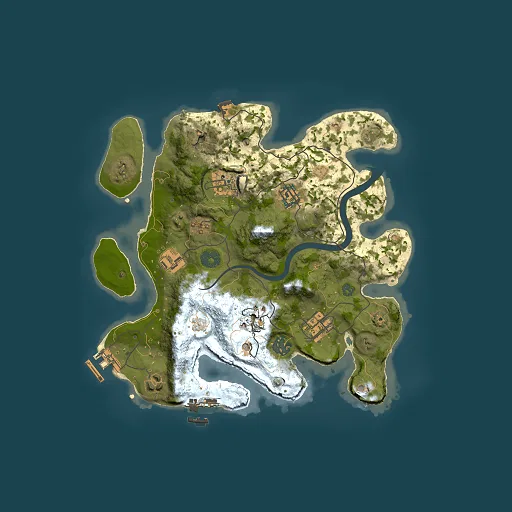 Rust map seed 1558754347, 3000x3000m top-down preview