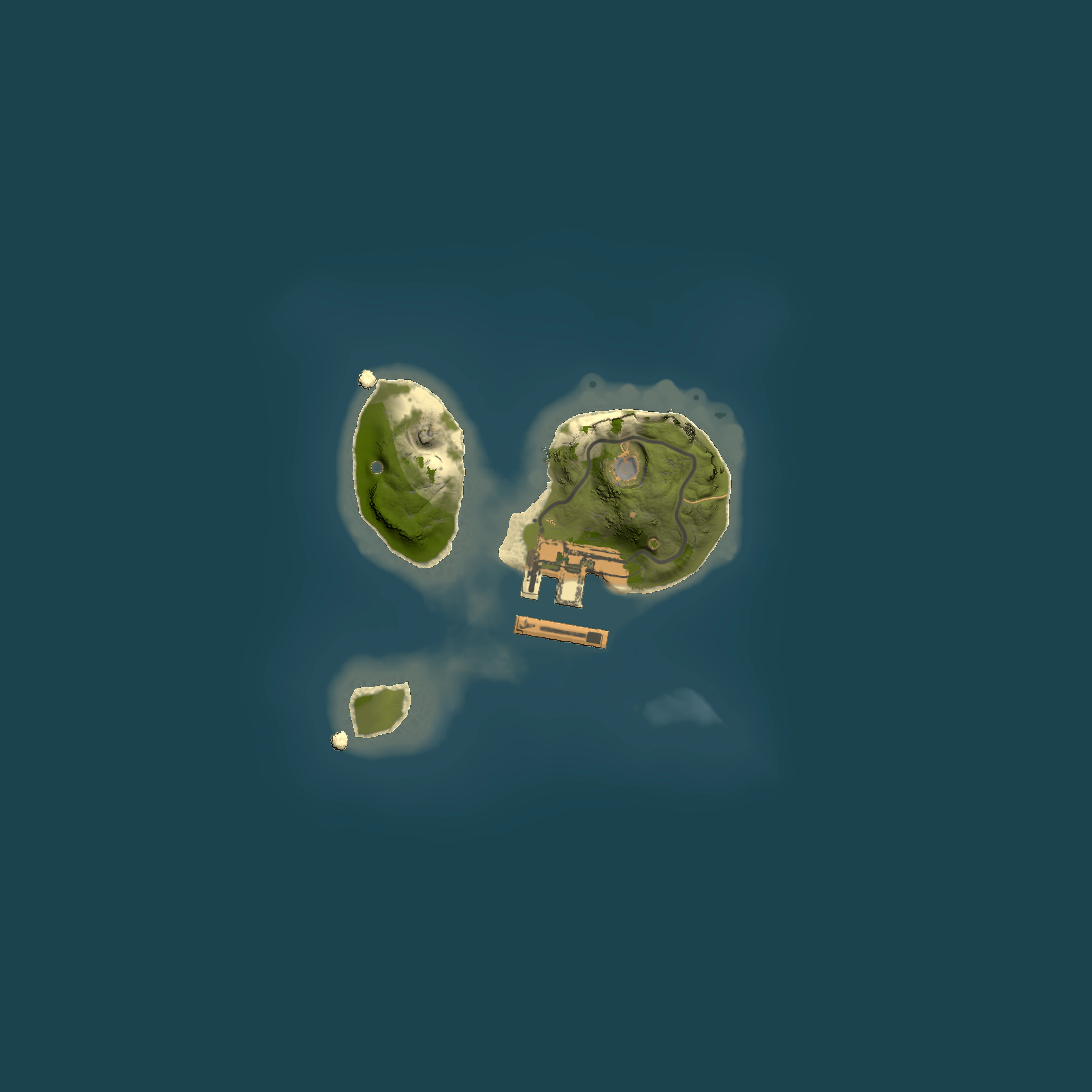 Full top-down render of Rust map seed 2048204336, 1500x1500m