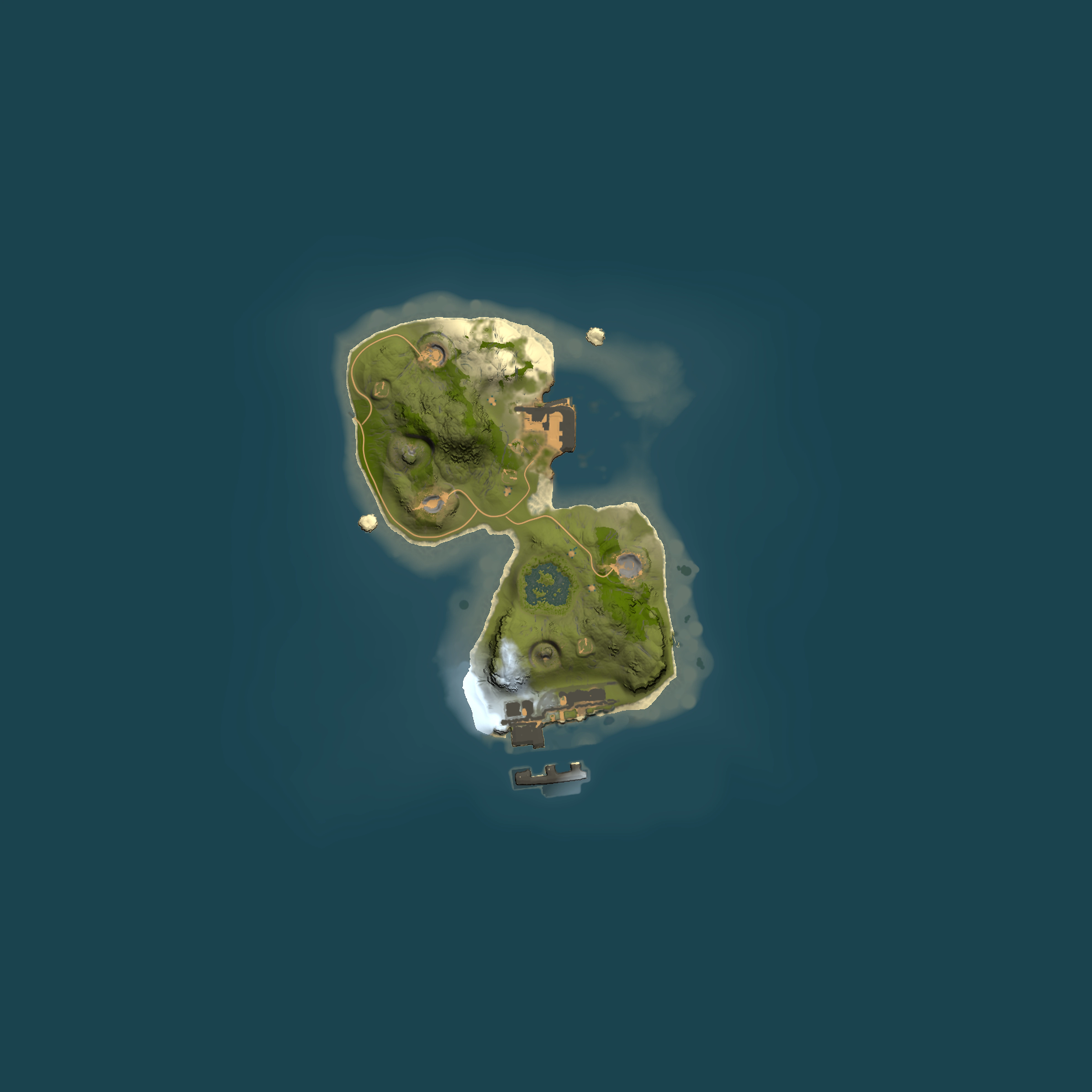 Full top-down render of Rust map seed 2142941632, 1500x1500m