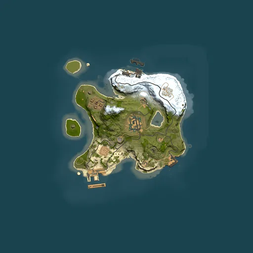 Rust map seed 126142452, 2000x2000m top-down preview