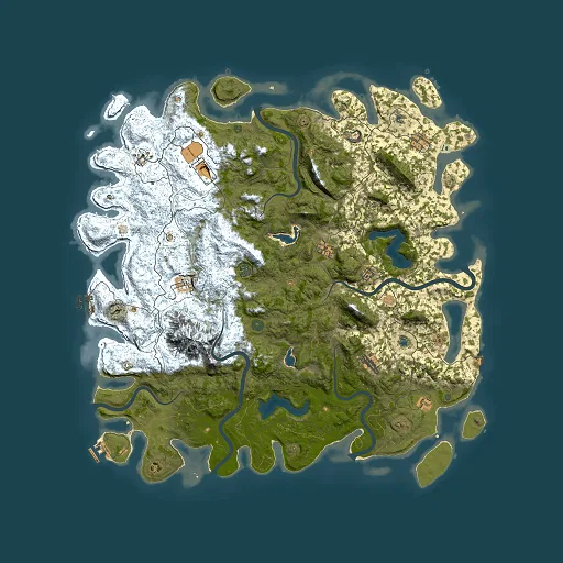 Rust map seed 765145451, 5500x5500m top-down preview