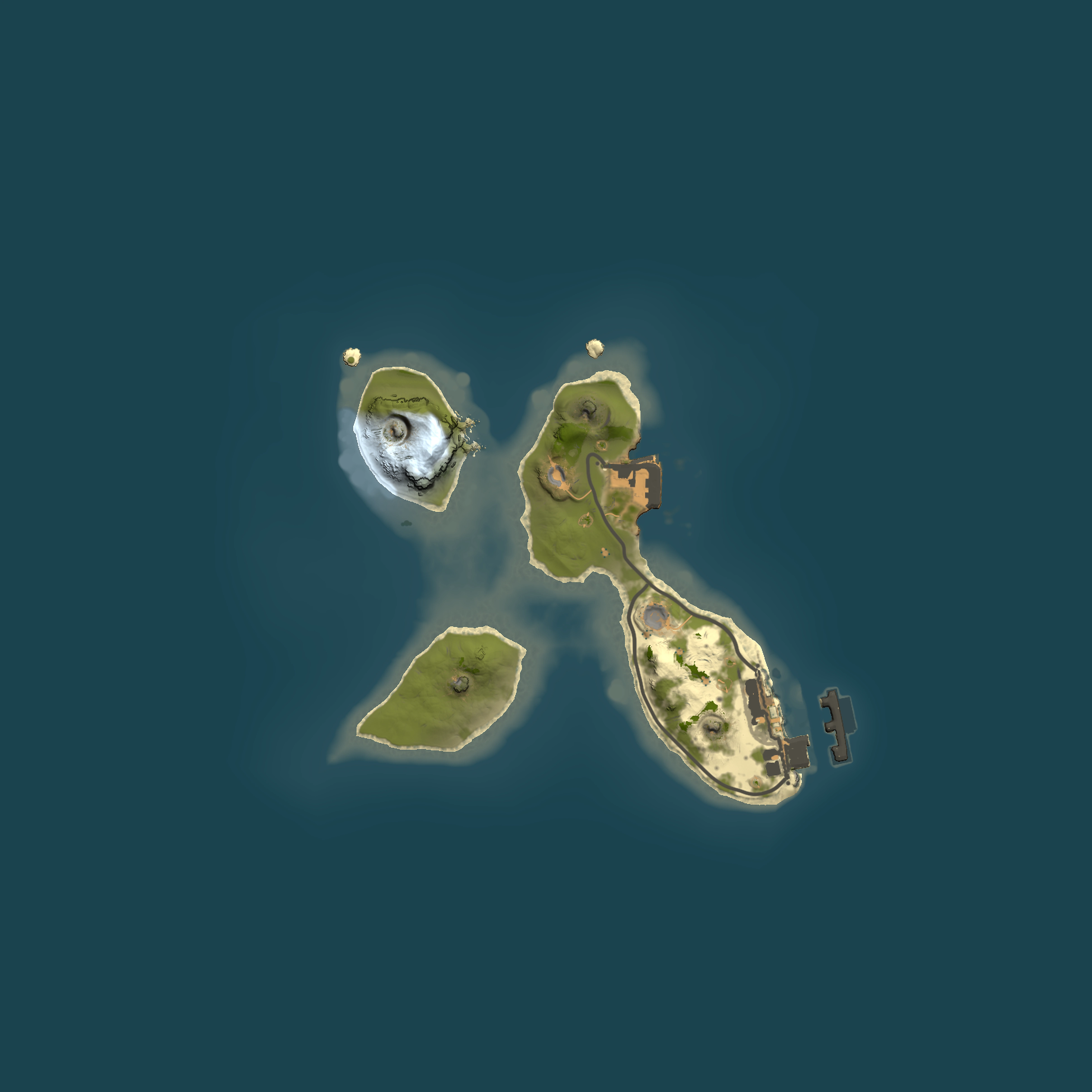 Full top-down render of Rust map seed 1897301848, 1500x1500m