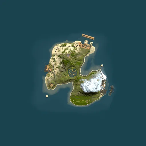 Rust map seed 1176992410, 1500x1500m top-down preview
