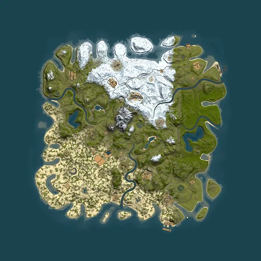 Rust map seed 1169328317, 5000x5000m top-down preview