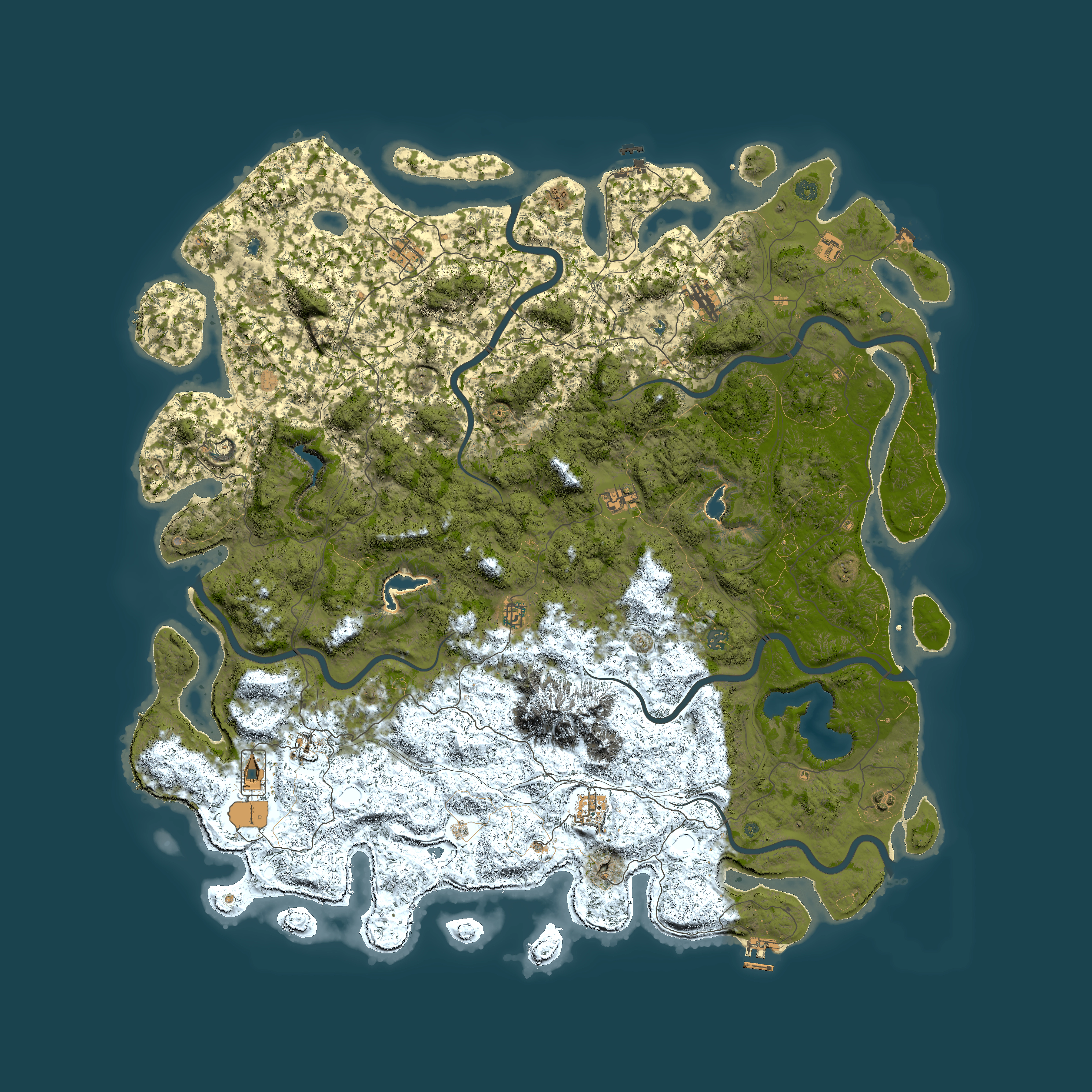 Full top-down render of Rust map seed 1768532852, 6000x6000m