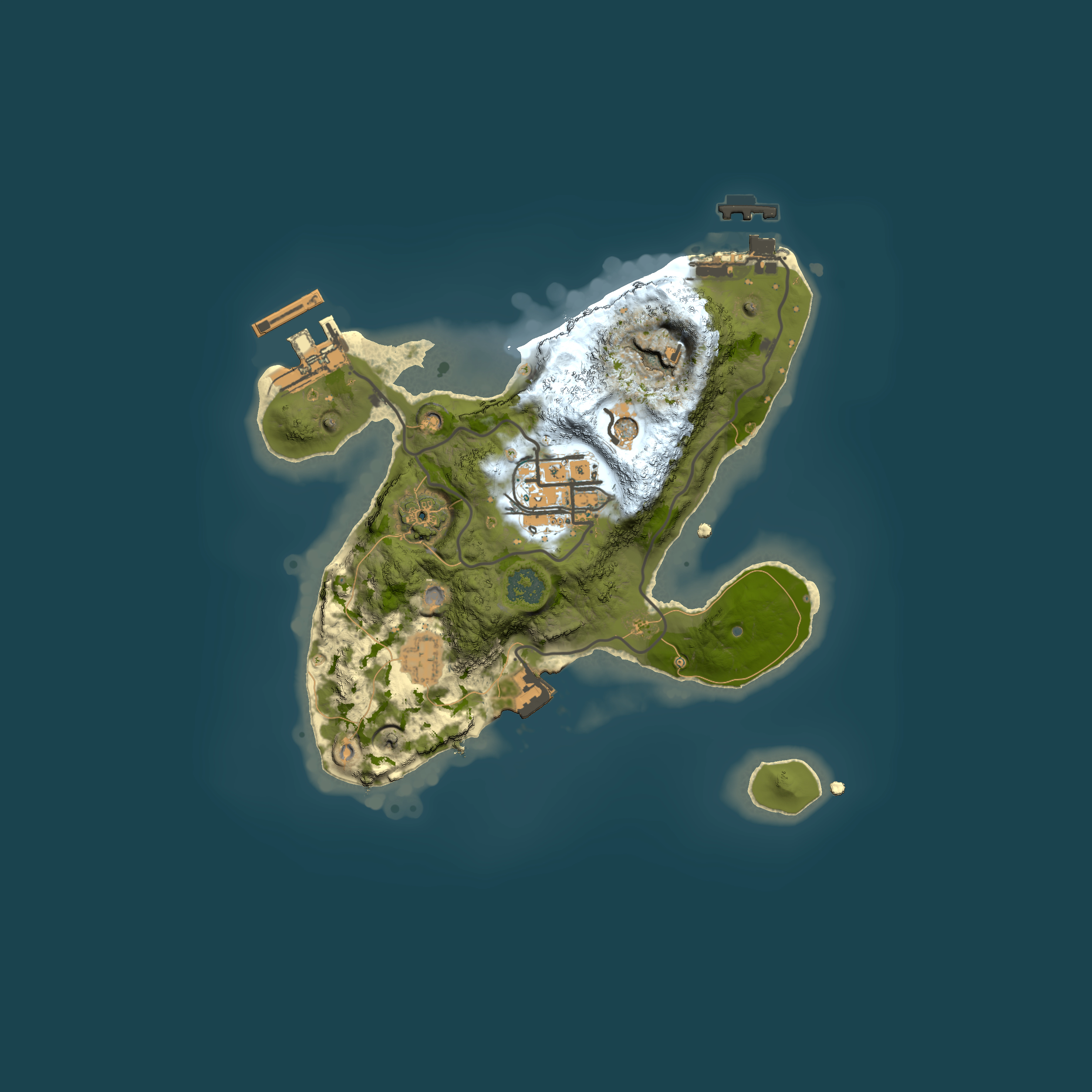 Full top-down render of Rust map seed 953828678, 2000x2000m