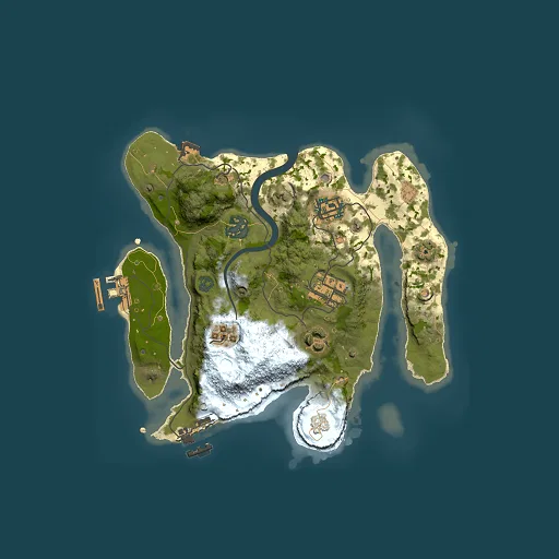 Rust map seed 1046847977, 2500x2500m top-down preview