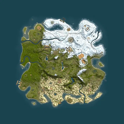 Rust map seed 621952541, 4500x4500m top-down preview