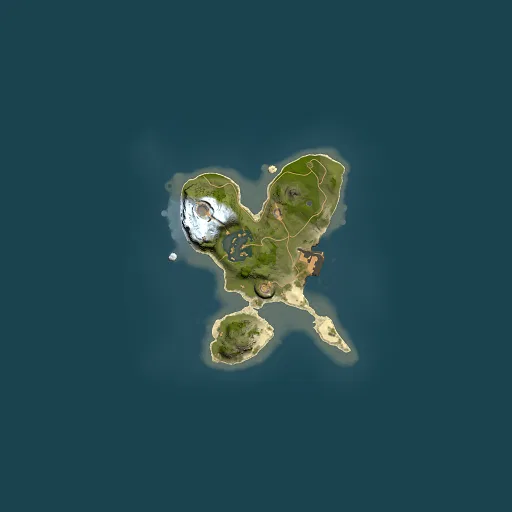 Rust map seed 158927963, 1500x1500m top-down preview