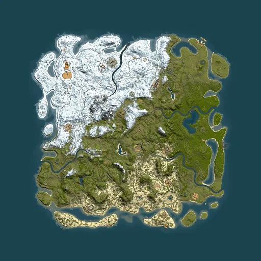 Rust map seed 393538686, 6000x6000m top-down preview