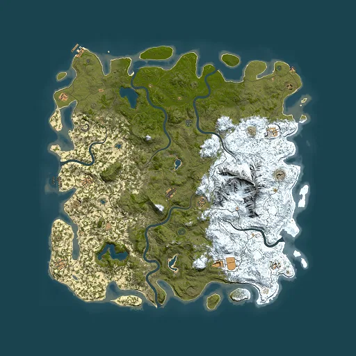 Rust map seed 450017739, 6000x6000m top-down preview