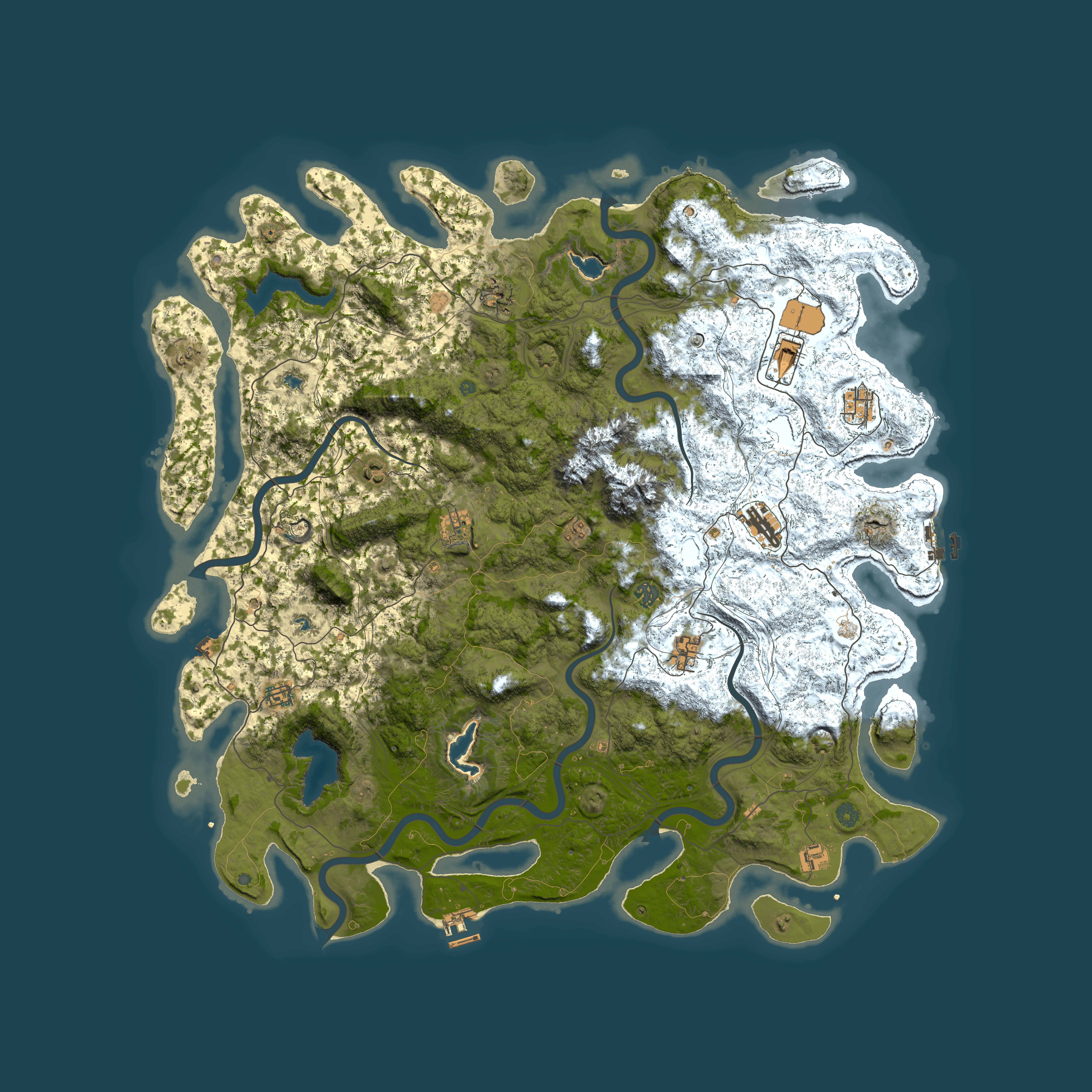 Full top-down render of Rust map seed 450902771, 5500x5500m