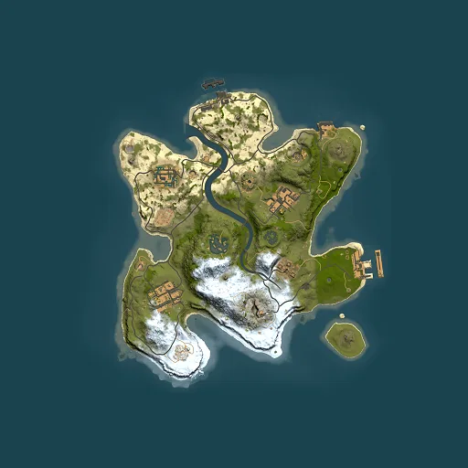 Rust map seed 405212561, 2500x2500m top-down preview