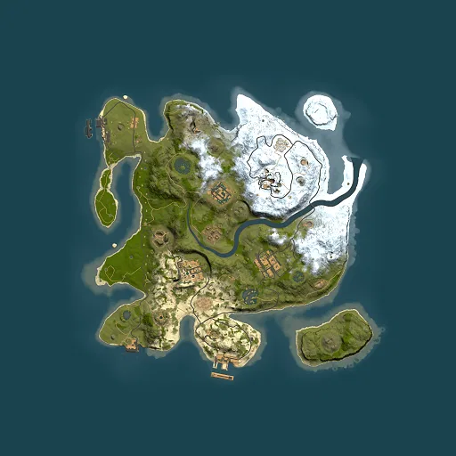Rust map seed 1880025499, 3000x3000m top-down preview