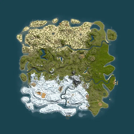 Rust map seed 1923996527, 5500x5500m top-down preview