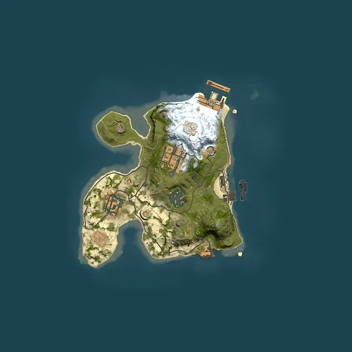 Rust map seed 1657805560, 2000x2000m top-down preview