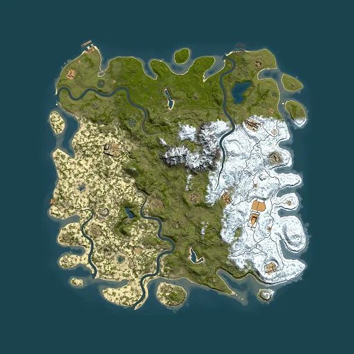 Rust map seed 1877495963, 5500x5500m top-down preview