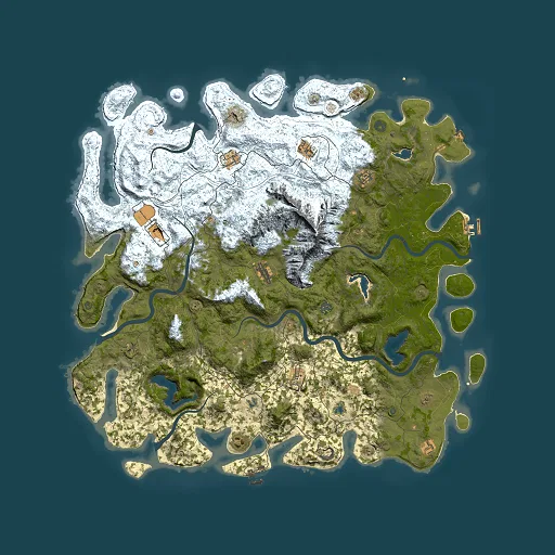 Rust map seed 1331458219, 5500x5500m top-down preview