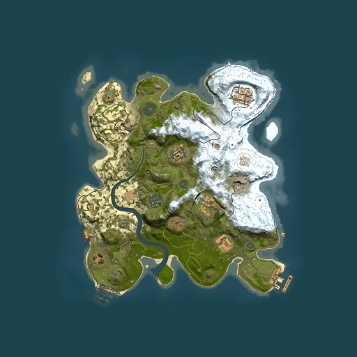 Rust map seed 805510785, 3000x3000m top-down preview