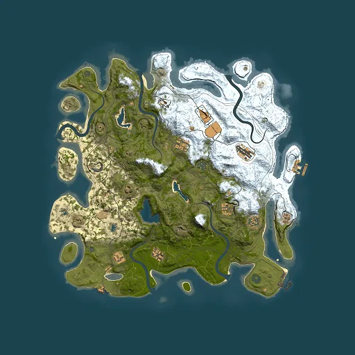 Rust map seed 523680406, 4500x4500m top-down preview