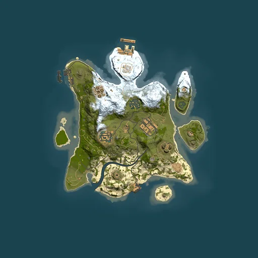 Rust map seed 1129747146, 2500x2500m top-down preview