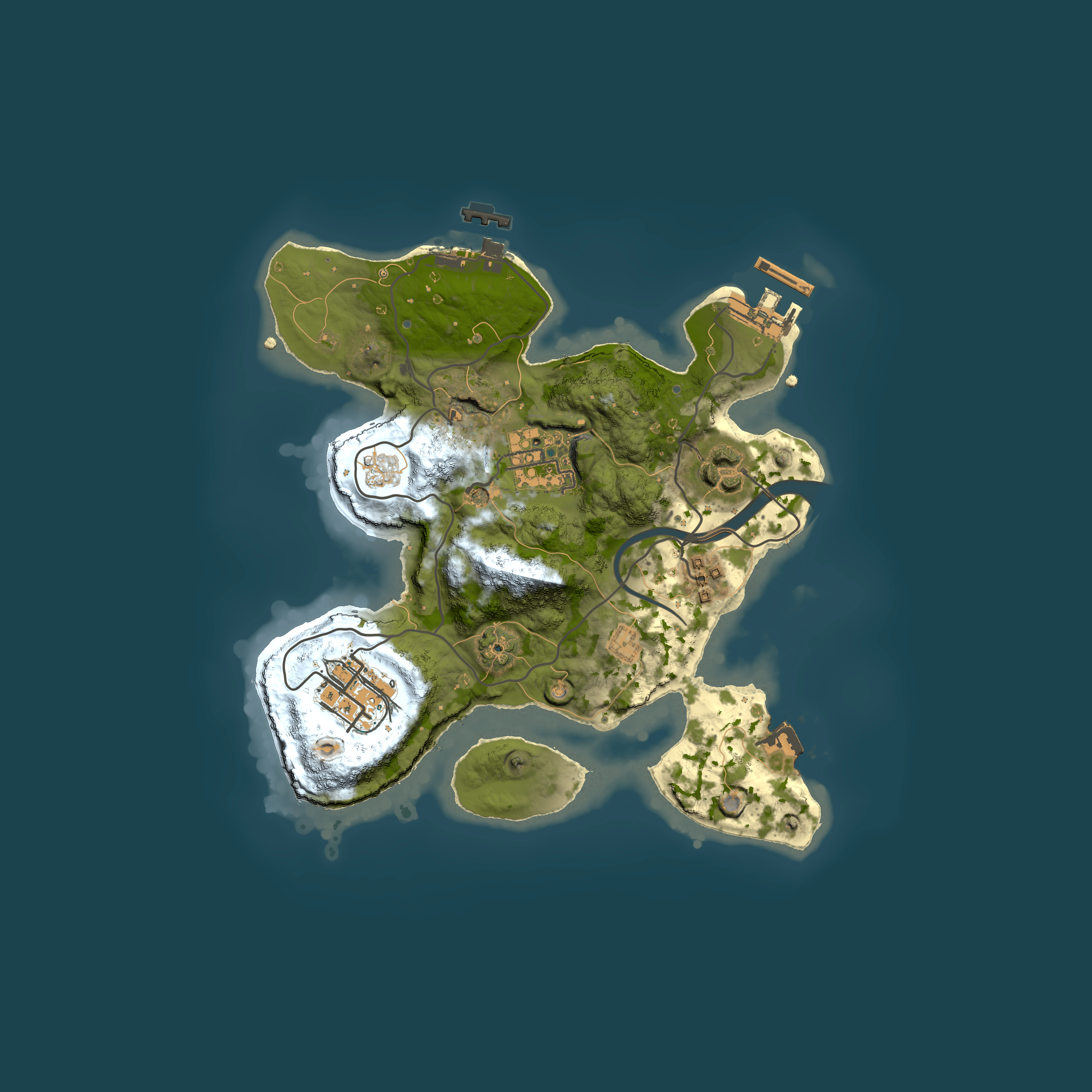 Full top-down render of Rust map seed 53801343, 2500x2500m