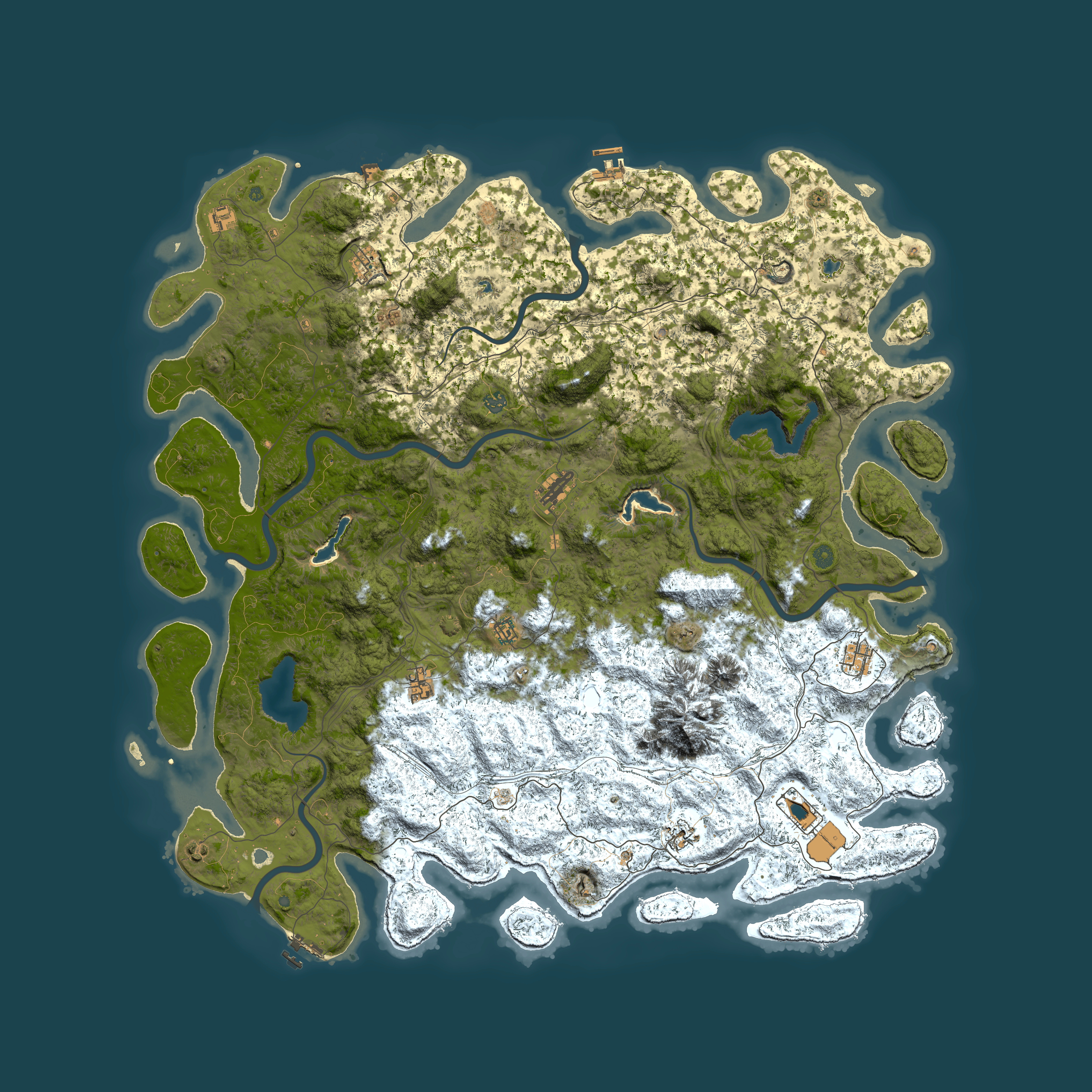 Full top-down render of Rust map seed 1200349708, 6000x6000m