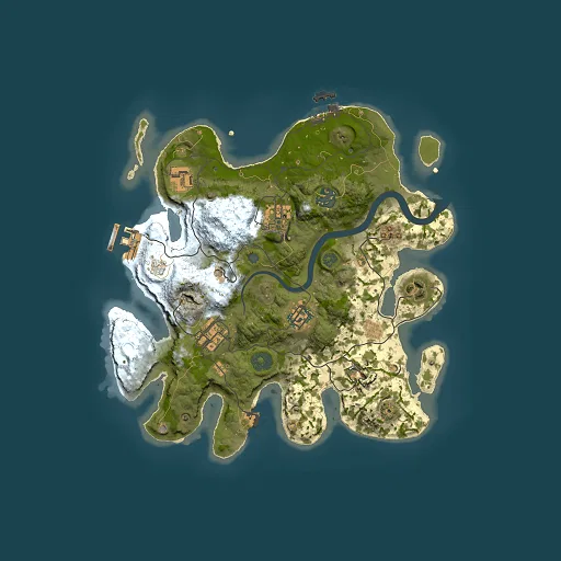Rust map seed 851593746, 3000x3000m top-down preview