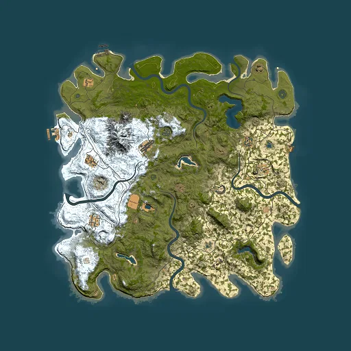 Rust map seed 2102742975, 5000x5000m top-down preview