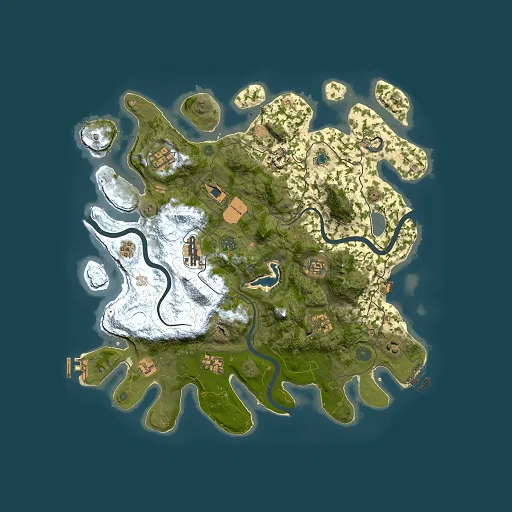Rust map seed 1649343649, 4000x4000m top-down preview