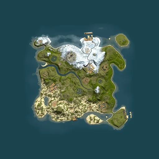 Rust map seed 1613947167, 3000x3000m top-down preview