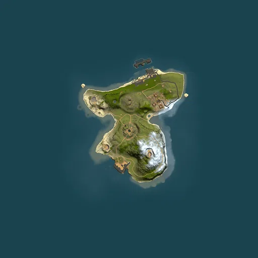 Rust map seed 487007779, 1500x1500m top-down preview
