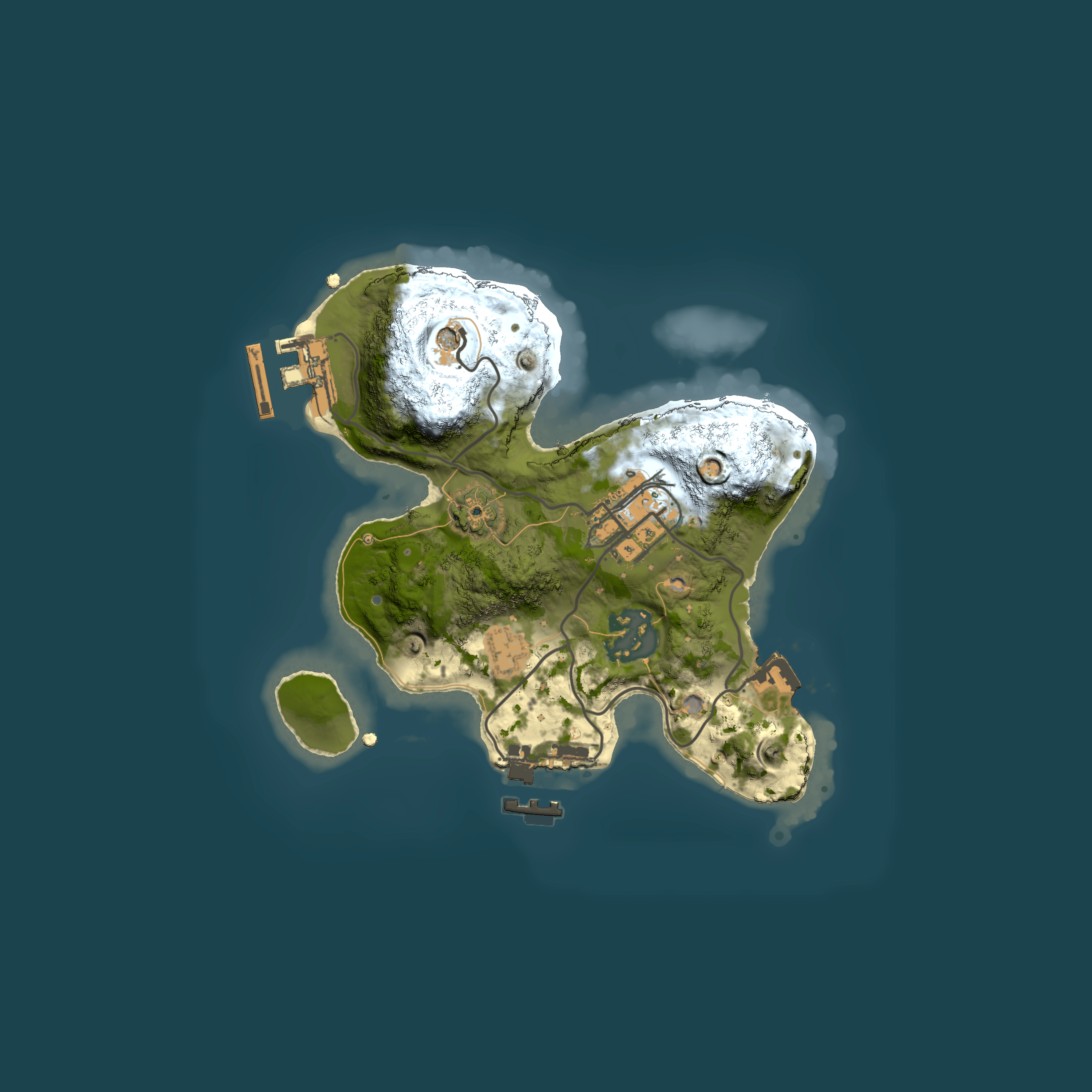 Full top-down render of Rust map seed 1133728588, 2000x2000m