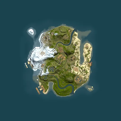Rust map seed 1513283341, 2500x2500m top-down preview