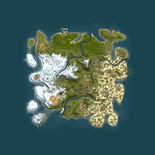 Rust map seed 1683164969, 3500x3500m top-down preview