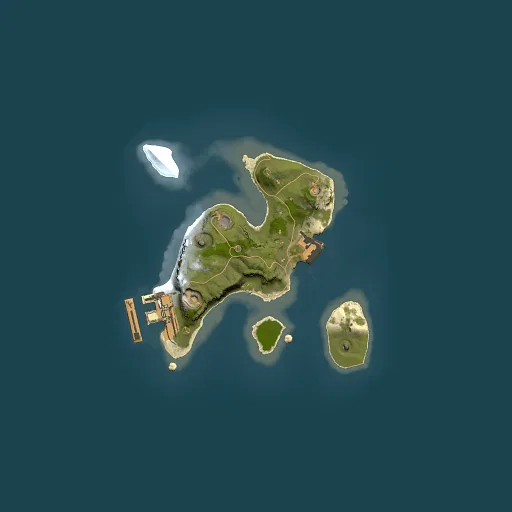 Rust map seed 873124015, 1500x1500m top-down preview