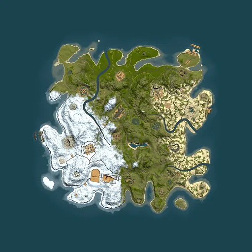 Rust map seed 1562401610, 4000x4000m top-down preview