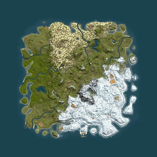 Rust map seed 2075153327, 6000x6000m top-down preview
