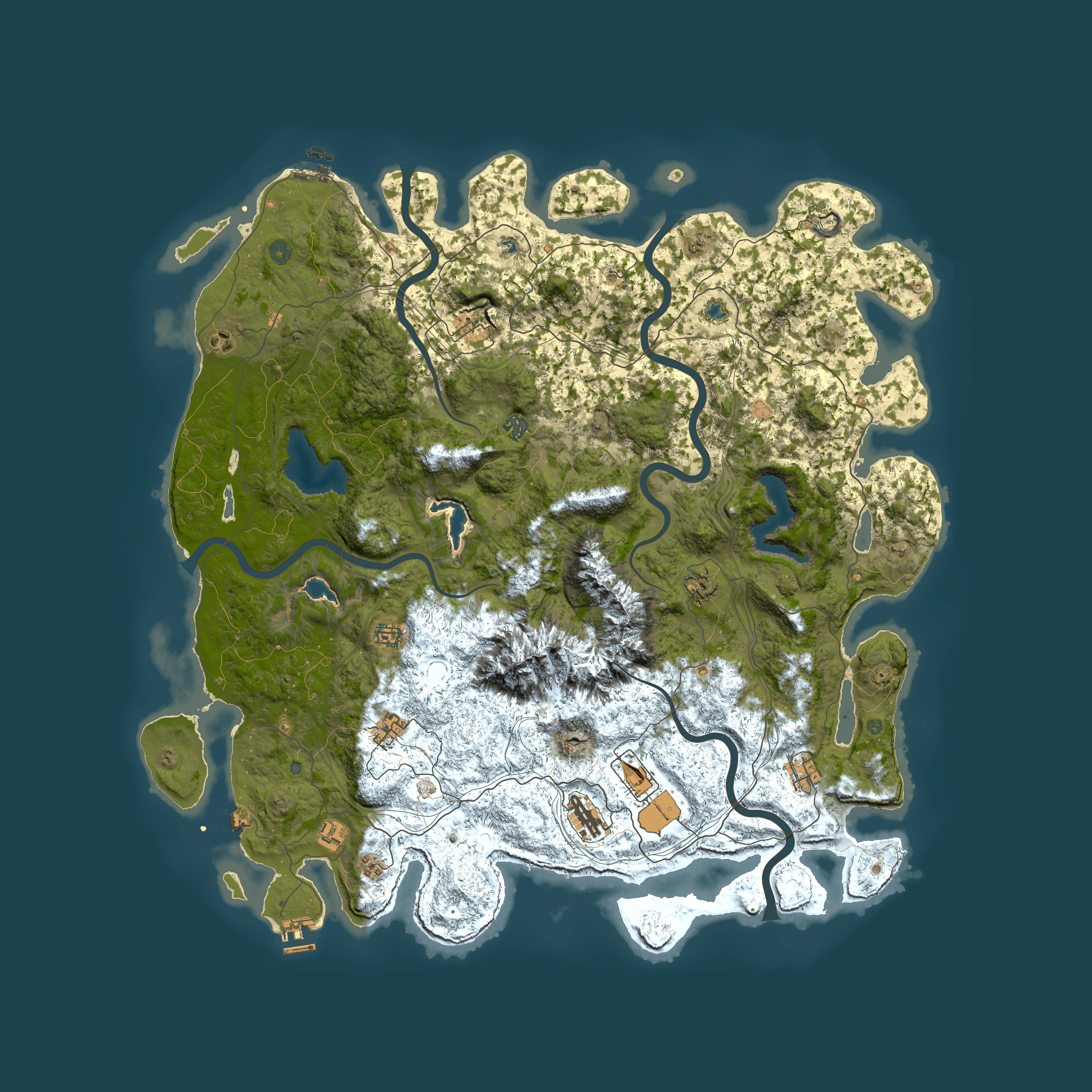 Full top-down render of Rust map seed 185443779, 5500x5500m