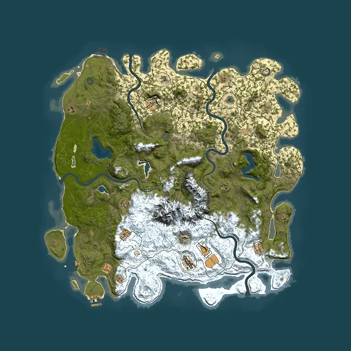 Rust map seed 185443779, 5500x5500m top-down preview