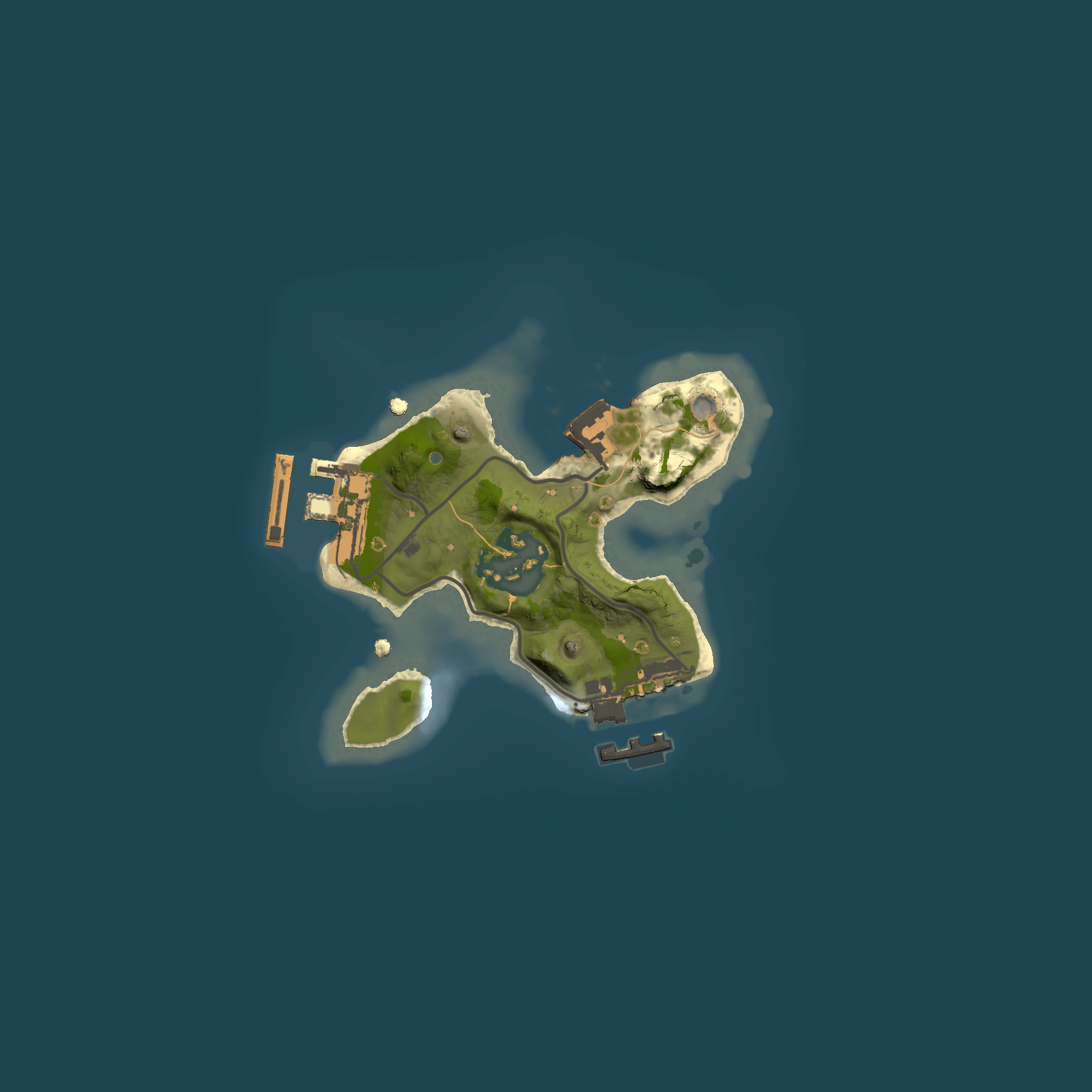 Full top-down render of Rust map seed 933454954, 1500x1500m