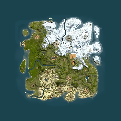 Rust map seed 1347481304, 4000x4000m top-down preview