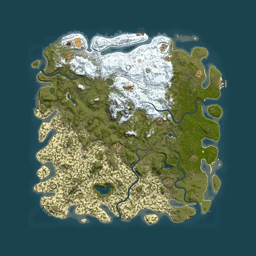 Rust map seed 1001705767, 6000x6000m top-down preview