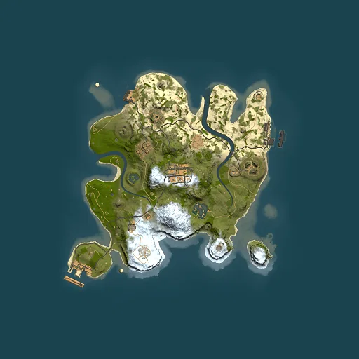 Rust map seed 154884544, 2500x2500m top-down preview