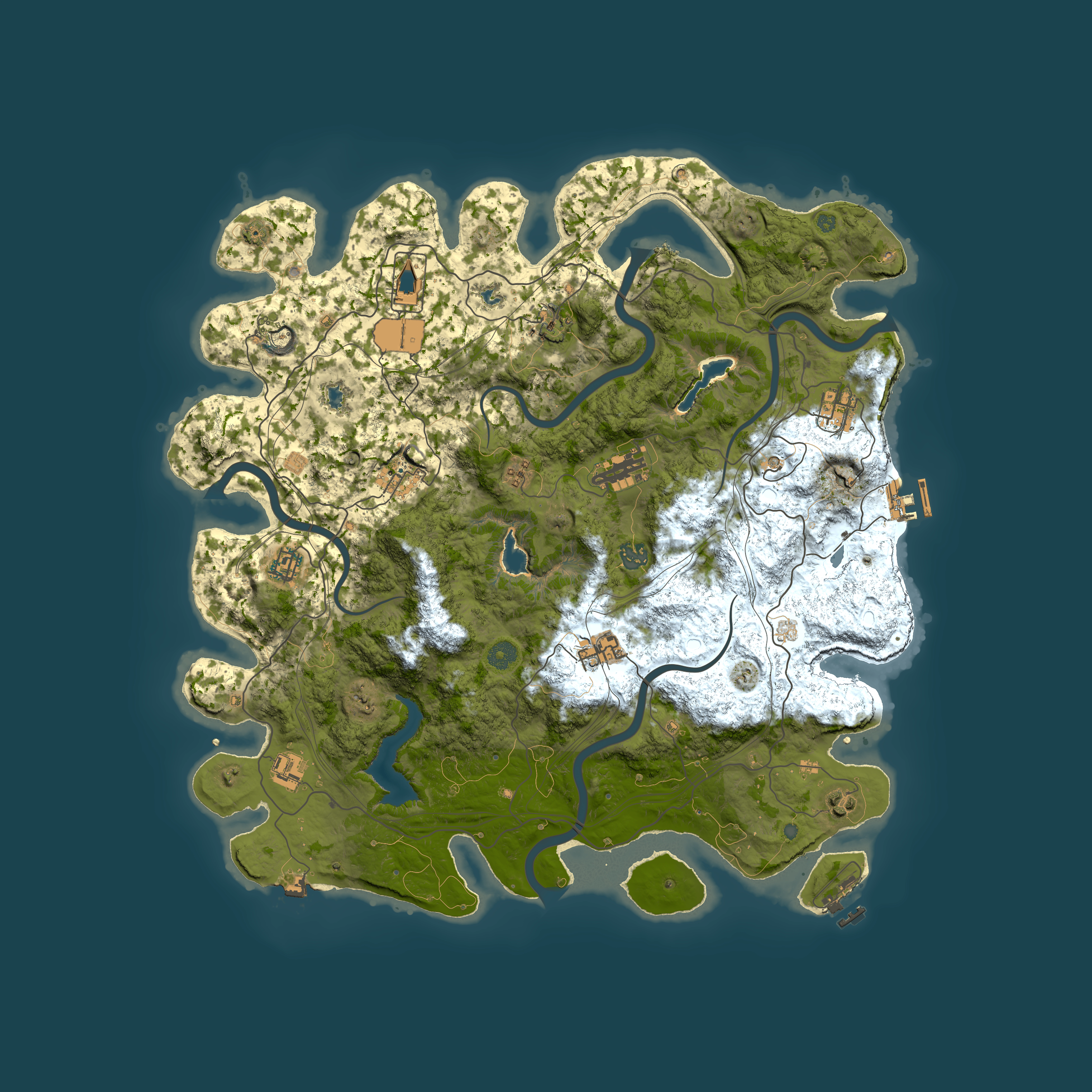 Full top-down render of Rust map seed 510688319, 4500x4500m