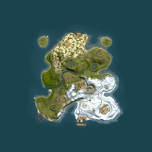 Rust map seed 1048339949, 2500x2500m top-down preview