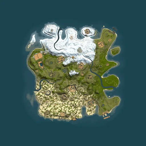 Rust map seed 17003091, 3500x3500m top-down preview