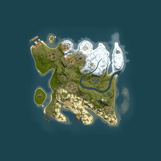 Rust map seed 1249372951, 2500x2500m top-down preview