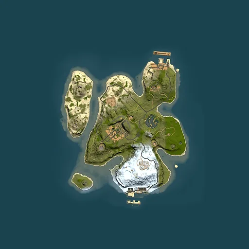 Rust map seed 397566197, 2000x2000m top-down preview